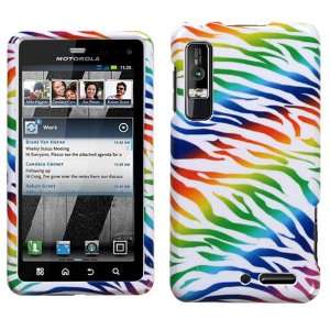   xt862 Solana   Colorful Zebra Design Cell Phones & Accessories