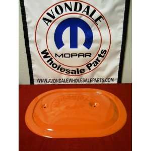 Mopar Classic Six Pack Air Cleaner Cover Hemi Orange