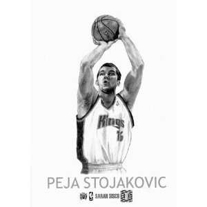 Peja Stojakovic Sacramento Kings 5x7 Unframed Print:  