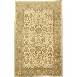  511 x 94 Ivory Hand Knotted Wool Ziegler Rug: Furniture 