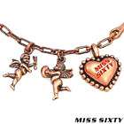 Brand New MISS SIXTY Copper Heart Angel CHARM Bracelet  