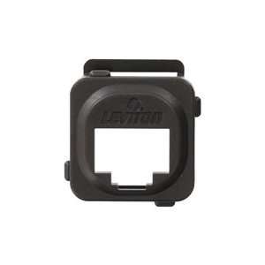   QuickPort Adapter Bezel for Clipsal Opening   Brown