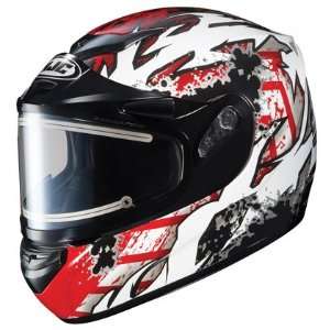 HJC CS R2 Skarr Red Snowmobile Helmet Electric Shield Xs 