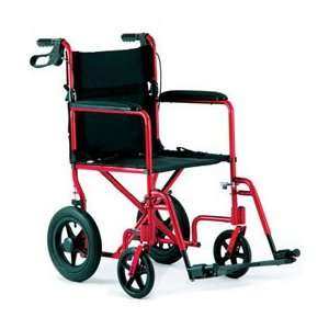  Aluminum Transport Chair   Red   Model 562329 Health 