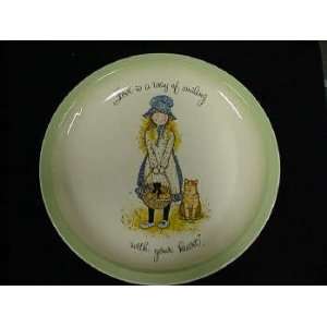 HOLLY HOBBIE COLLECTORS EDITION PLATE LOVE IS A WAY OF SMILING WITH 