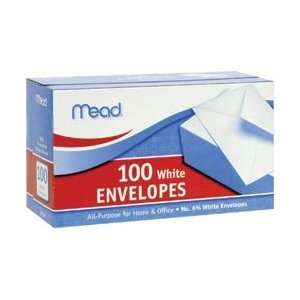  Mead Boxed Envelopes 3 5/8X6 1/2 100/Pkg White; 4 Items 