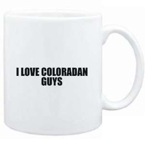 Mug White  I LOVE Coloradan GUYS  Usa States Sports 