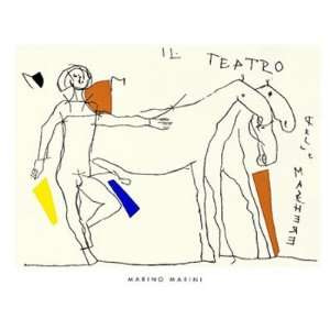  Il Teatro by Marino Marini, 32x24