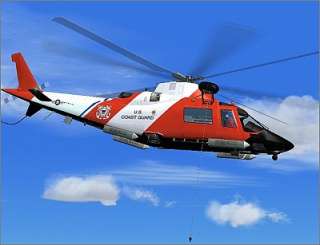 RC Agusta A 109 Coast Guard 600 ESP Size RTF Trex 9Ch GY401 Gyro Large 