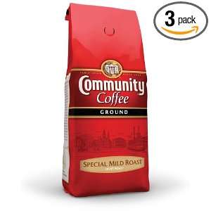 Community Coffee Ground Coffee, Special Mild Roast, 12 Ounce Bags 