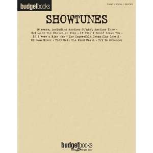  Showtunes   Budget Books   Piano/Vocal/Guitar Songbook 