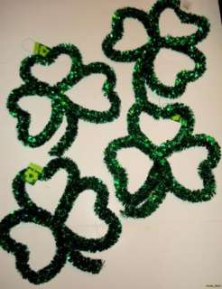   St Patricks Day Shamrock Clover Wreath Garland Irish Ireland NEW
