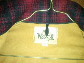 VINTAGE 2 PIECE WOOLRICH HUNTING RED SHADOW PLAID JACKET AND PANTS 