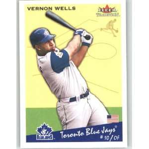  2002 Fleer Tradition #382 Vernon Wells   Toronto Blue Jays 