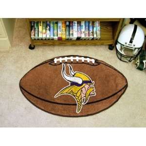  NFL Minnesota Vikings   FOOTBALL AREA RUG (22x35): Home 