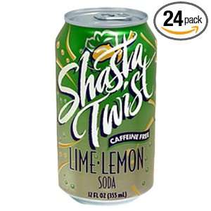 Shasta Twist Lemon Lime, 24 Ounces (Pack Grocery & Gourmet Food