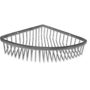 Cool Line Stainless Steel Corner Shower Basket 9 inch W x 9 inch D
