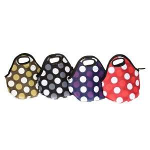 Pack Reusable Polka Dot Lunch Bags:  Home & Kitchen