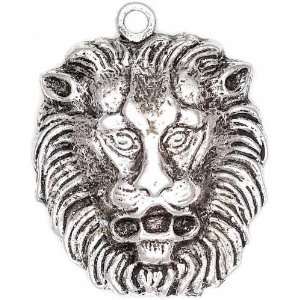   Enchanted Planet Metal Pendants Lion Head Ant. Silver: Everything Else