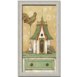  Bird Nest House Country Cottage Decor Wall Print Framed 