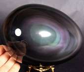 STUNNING Huge Rainbow Obsidian Crystal Egg,Crystal Healing