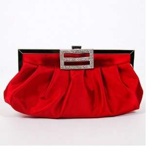  Women Shoulder Long Clutch Bag Handbag Tote Red: Baby