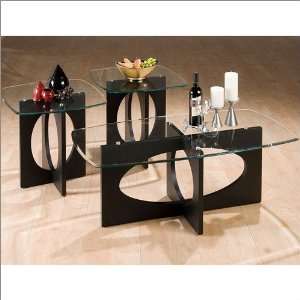  Three Table Set Jofran Basic Black Three Table Set with 