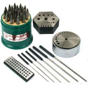    34 Clock Broaches Riveting Stakes Watchmakers Tools