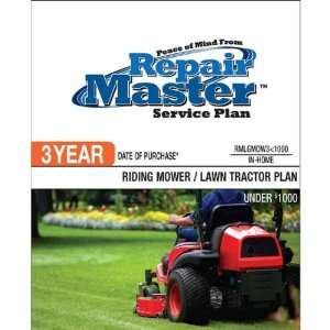   Yr Date of Purchase Riding Mower/Tractor   Under $1000: Electronics