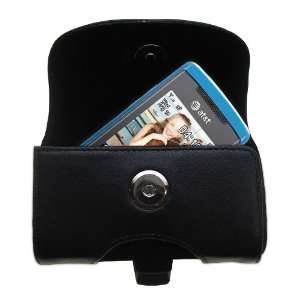  Horizontal Black Leather Case for the Samsung SGH A777 