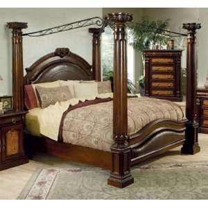   II FORMAL KING BEDROOM SET 5 PIECE PILLAR POST BED Furniture & Decor