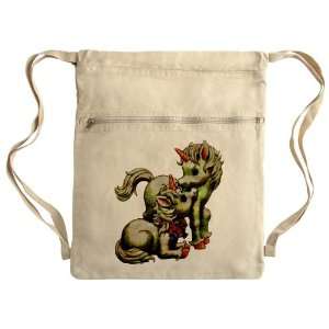  Messenger Bag Sack Pack Khaki Baby Unicorns: Everything 