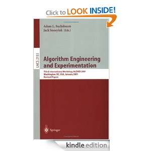 Algorithm Engineering and Experimentation Third International 