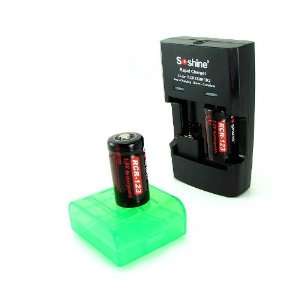   ion Lithium RCR123 (CR123) 3 V Pre charged Batteries 