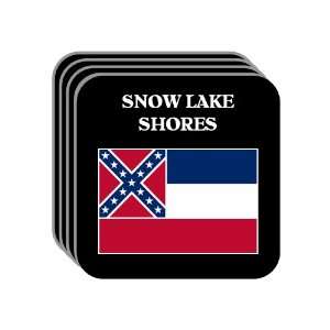  US State Flag   SNOW LAKE SHORES, Mississippi (MS) Set of 