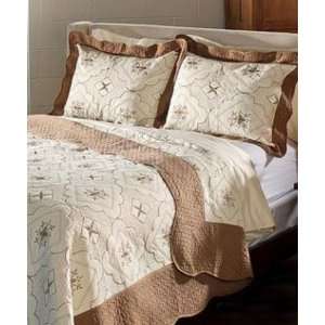  3 PC Chocolate Quilt Collection 100% Cotton