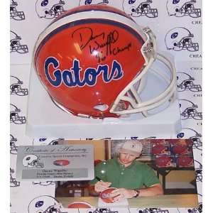  Danny Wuerffel   Riddell   Autographed Mini Helmet w/96 