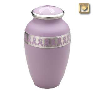    Awareness Pink Ribbon Cremation Urn by LoveUrns