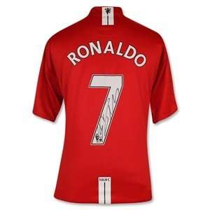 Icons Signed Cristiano Ronaldo Manchester United 07/08 Home Jersey 