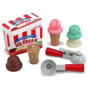   Doug Kids Scoop Ice Cream Cone Play set: Melissa & Doug: Toys & Games