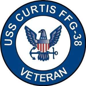  US Navy USS Curtis FFG 38 Ship Veteran Decal Sticker 3.8 