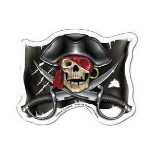 Jolly Roger Skull Pirates Magnet: Toys & Games