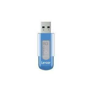   By Lexar JumpDrive S50 8 GB Flash Drive   Blue   USB 2.0   External
