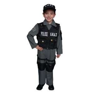  S.W.A.T Police Officer   Size Large 12 14: Toys & Games