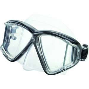  4 way windows view diving mask