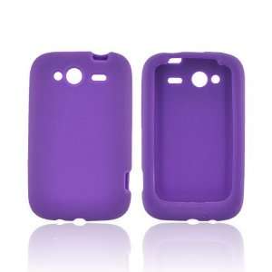  Purple Silicone Skin Case Cover For HTC Marvel 