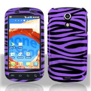Samsung D700 / Epic 4G   Faceplate Cover Purple Zebra  
