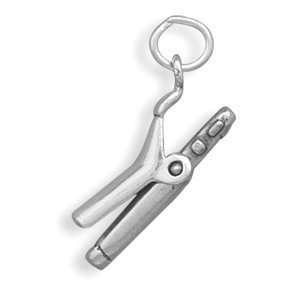  Movable Curling Iron Charm Jewelry
