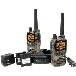  New   MIDLAND GXT2050VP4 50 CHANNEL CAMO GMRS RADIO PAIR 