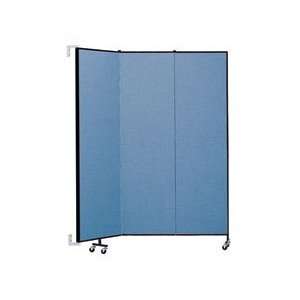  Screenflex 7 4 H Wall Mount Partition   3 Panels (5 6 